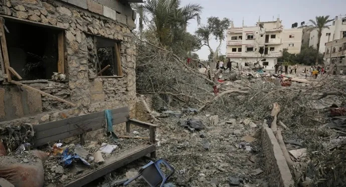 İşgalciler Gazze’de binaları yıka yıka katliam yaptı! Çok sayıda ölü ve yaralı var