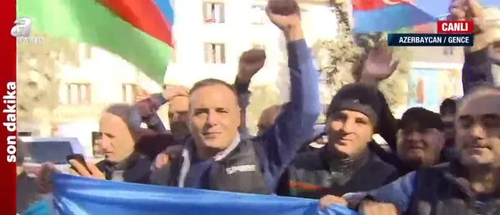 Son dakika: Karabağ’ın kalbi Şuşa kenti işgalden kurtarıldı! Azerbaycanlı vatandaşlar A Haber canlı yayınında gözyaşlarıyla sevindi