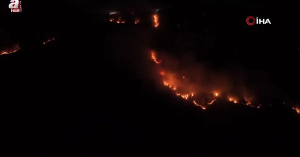 Karabük'te yangın! 1 köy tahliye edildi