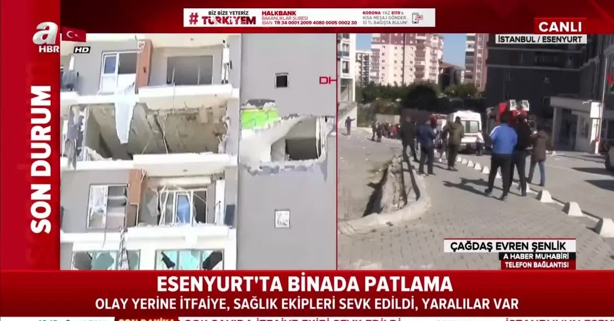 Son Dakika Istanbul Esenyurt Ta Patlama A Haber Muhabiri Son Durumu Aktardi Video Ahaber Video Izle
