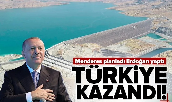Ilısu Barajı’nı Adnan Menderes planladı Başkan Erdoğan yaptı! Türkiye kazandı onlar kaybetti