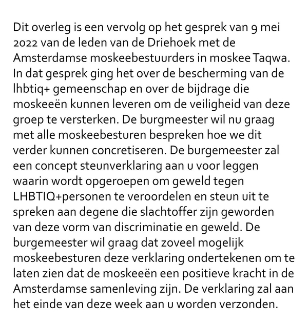 Amsterdam Belediyesi'nden camilere LGBT baskısı: Hemen imzalayın - 5