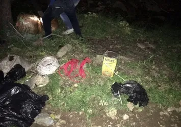 Şemdinli'de 150 kilogram patlayıcı imha edildi