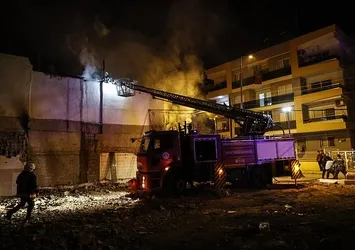 Mersin'de atölye alevlere teslim oldu!