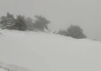 Muğla’da kar yağışı başladı