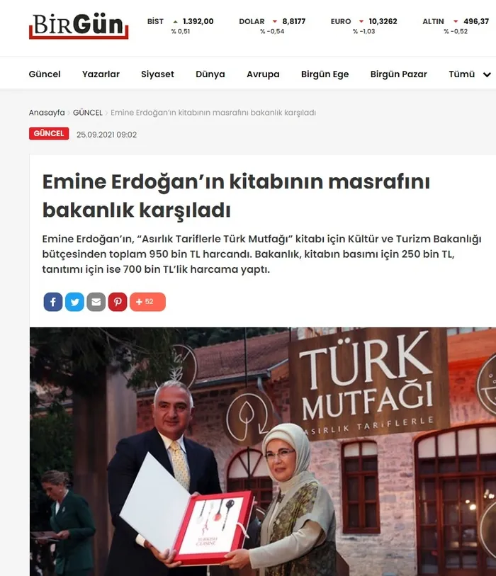 Kültür ve Turizm Bakanlığından “Asırlık Tariflerle Türk Mutfağı” kitabıyla ilgili önemli açıklama: Amaçları olumsuz algı yaratmak - 5