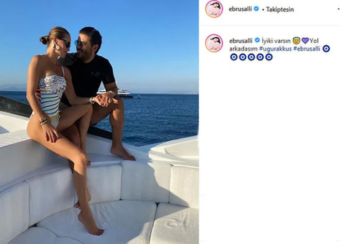 Ebru Şallı'dan romantik paylaşım! Eşi Uğur Akkuş ile... - 1