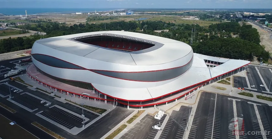 Samsun'un yeni stadı dünyanın en iyileri arasında 9