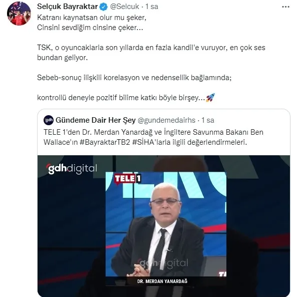 Selçuk Bayraktar'dan Merdan Yanardağ'a çok sert "İHA ve SİHA" yanıtı: Cinsini sevdiğim cinsine çeker... - 5