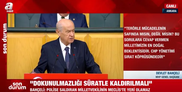 Son dakika: MHP Genel Başkanı Devlet Bahçeli’den grup toplantısında önemli açıklamalar