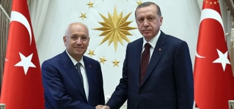ERDOĞAN, YENİMAHALLE BELEDİYE BAŞKANI YAŞAR'I KABUL ETTİ