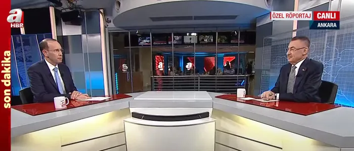 Cumhurbaşkanı Yardımcısı Fuat Oktay’dan A Haber canlı yayınında önemli açıklamalar: Mutlaka sandığa gitmeliyiz