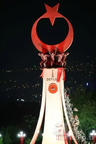 Beştepe'deki Şehitler Abidesi açıldı! Bakın o semboller ne anlama geliyor 15