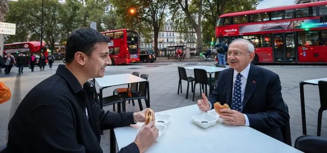 Kılıçdaroğlu’ndan ’hamburger’ paylaşımı: ABD’de izah edemedi İngiltere’de mizahını yaptı