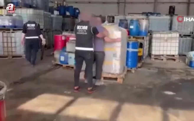 613 ton kaçak akaryakıt ele geçirildi