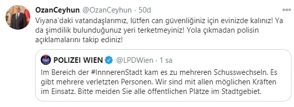 Son dakika: Viyana’da 6 farklı noktaya terör saldırısı