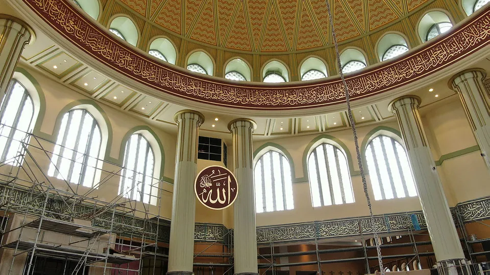 Açılışına sayılı günler kaldı! Taksim Camii'nin içi görüntülendi