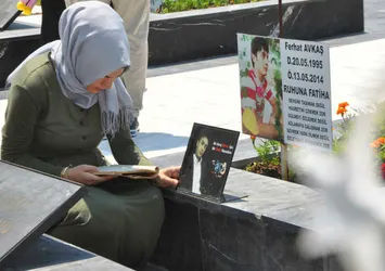 Soma'da maden şehitleri unutulmadı