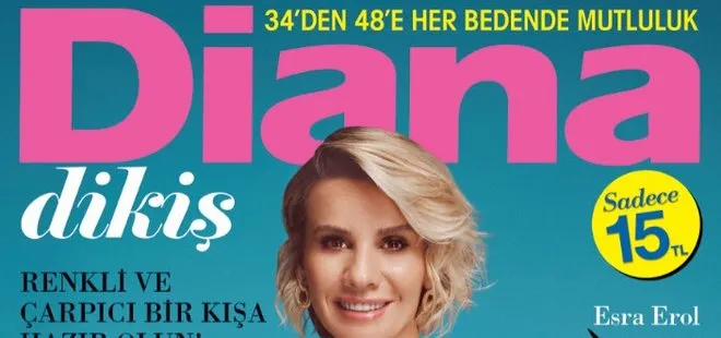 Turkuvaz Dergi Grubu’nun yeni dergisi “Diana dikiş” çıktı