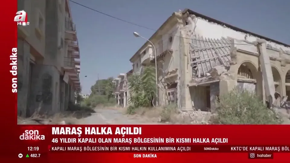 Son dakika: KKTC’de Maraş halka açıldı! Hayalet şehir hayat buldu