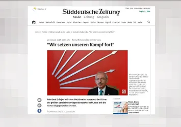 Kemal Kılıçdaroğlu Alman medyasında