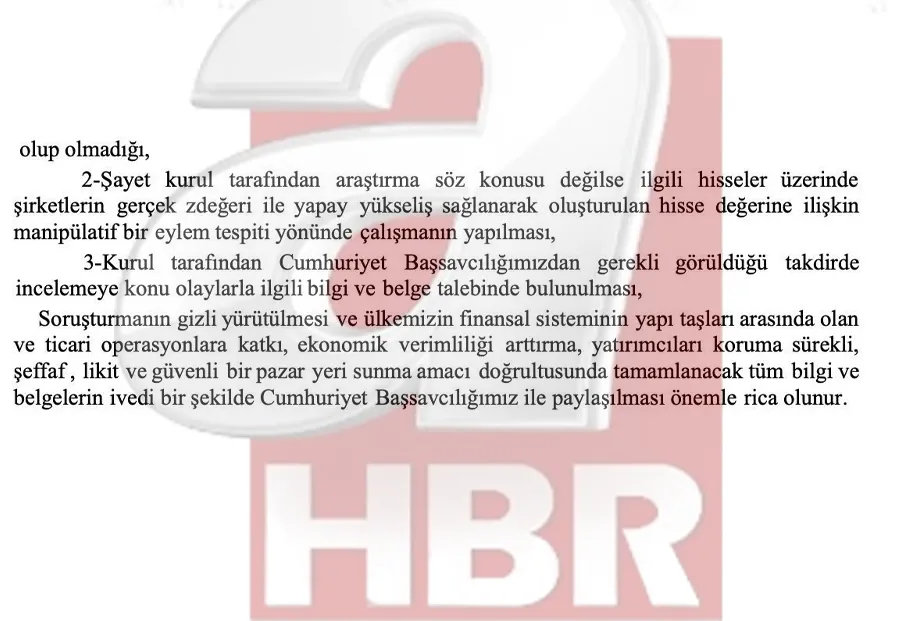 Fon soruşturmasının perde arkası ortaya çıktı! Başsavcılıktan SPK'ya “gizli” müzekkere: 5 hisse ve fonlar incelendi - 2