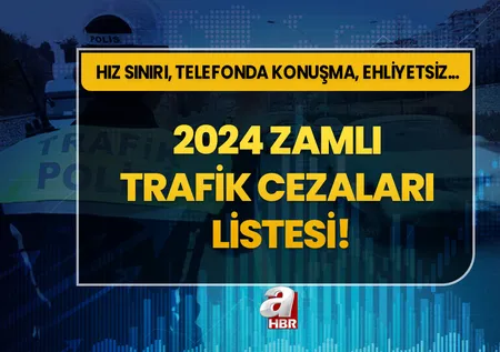 YENİ TRAFİK CEZALARI 2024: Zamlı trafik cezaları ne kadar oldu? Kırmızı ışık, drift atma, emniyet kemeri takmama, ehliyetsiz...