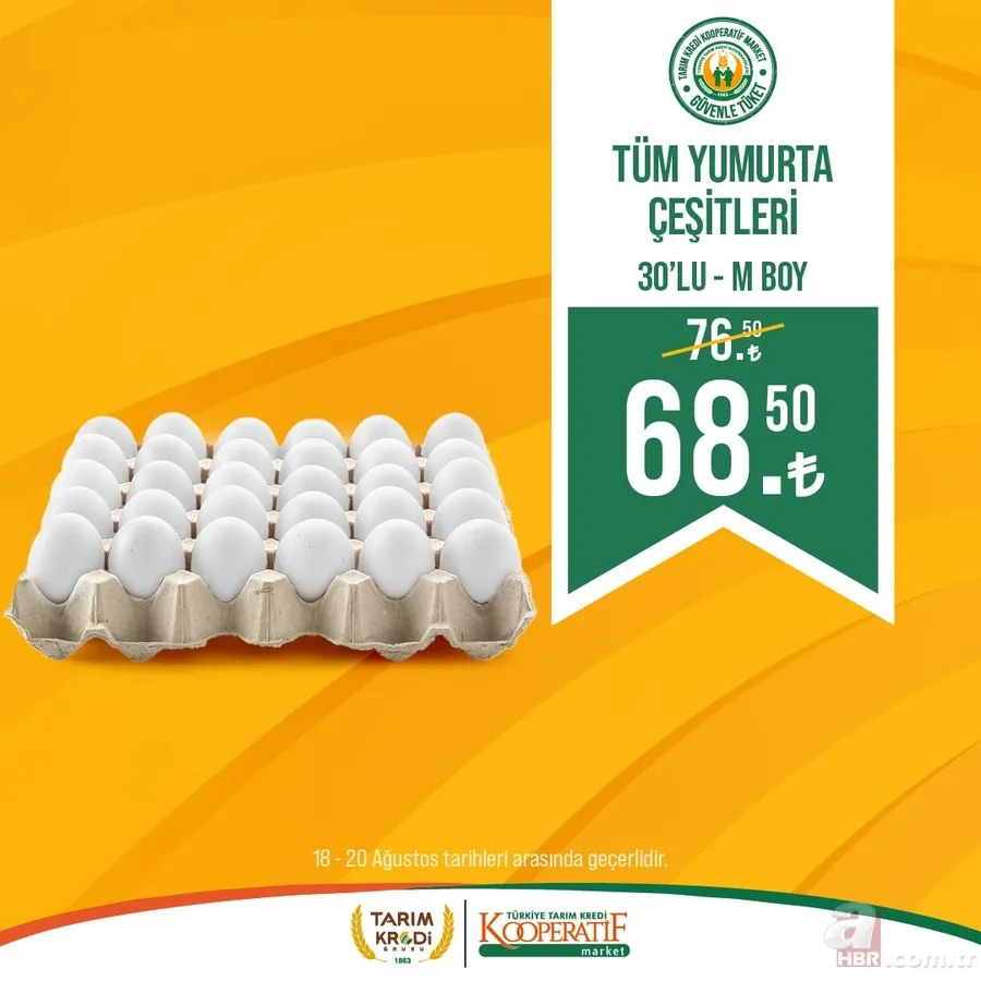 Yeni ürünleri görenler kapıda kuyruk oldu! Tarım Kredi Market listeyi güncellendi! 30'lu yumurta 68.50, Tereyağı 89.90, 40'lı tuvalet kağıdı 168.90 TL... 2