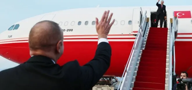 İlham Aliyev Başkan Erdoğan’ı Nahçıvan’dan el sallayarak uğurladı!