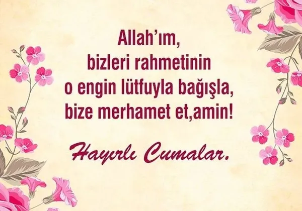 Güzel ve özel yazılı Cuma mesajları sözleri! 17 Eylül en güzel dualı, anlamlı, resimli sözlü Cuma mesajları kısa uzun!