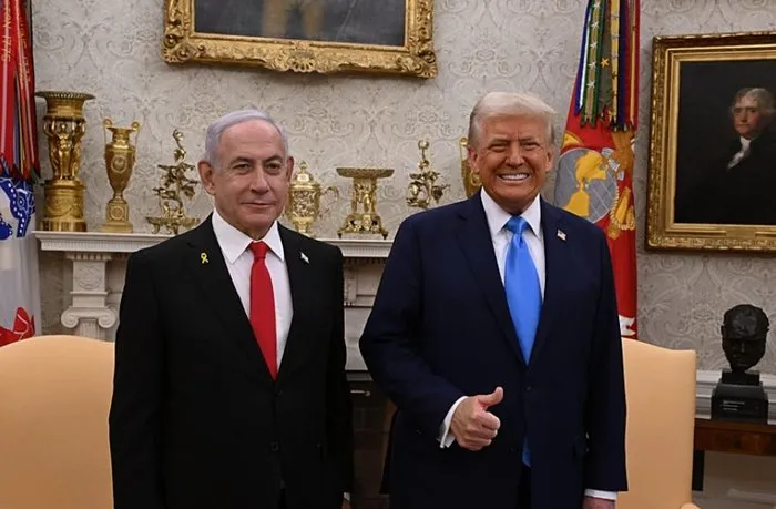ABD Başkanı Donald Trump ve İsrail Başbakanı Binyamin Netanyahu (AA)