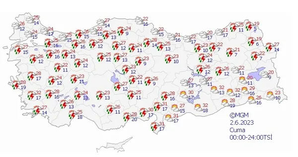 Son dakika | Meteorolojiden çok sayıda il için sağanak yağış uyarısı! İzmir Ankara Eskişehir Konya Antalya... - 4