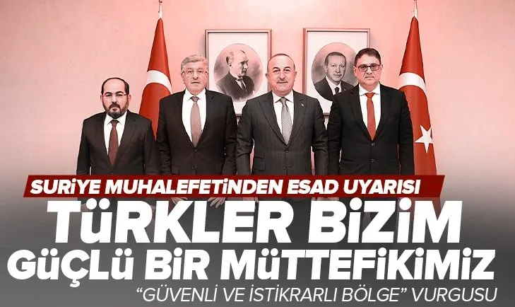 Suriye’de muhalefetinden Türkiye açıklaması