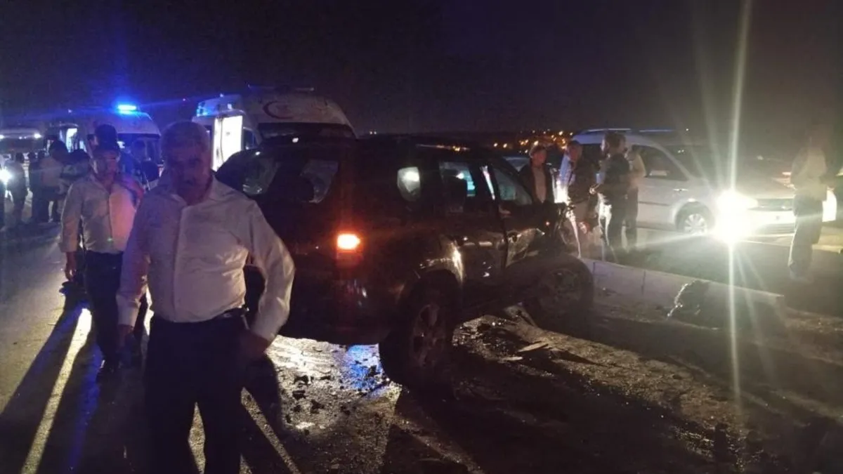 Batman'da zincirleme trafik kazası: 7 yaralı
