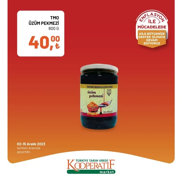 Tarım Kredi Market 11 Aralık indirim kataloğu çıktı! Dev rulo havlu, yumuşatıcı, çay, bütün piliç, tereyağı, tost peyniri, süt, beyaz peynir, pirinç ucuza satışta…