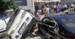 Kaldırımdaki kadın dehşeti yaşadı!