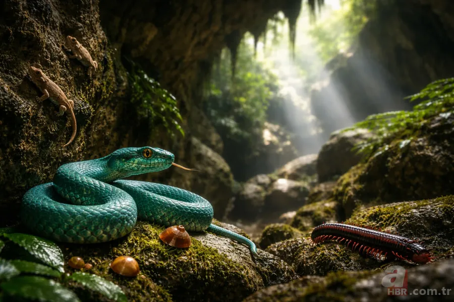 Mağaradaki gizli dünya: İlk kez uçan yılan türü görüldü 7