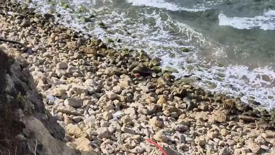 Şile sahilinde roket başlığı paniği