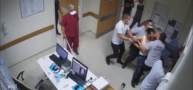 Konya’da alkollü şahıslar hastane bastı! O anlar kamerada