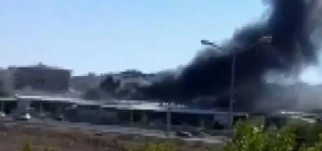 Diyarbakır'da Sebze ve Meyve Hali'nde yangın