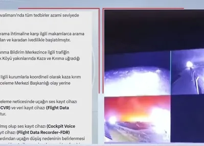 Uçak kazasında dakika dakika yaşananlar!