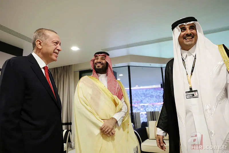 Başkan Recep Tayyip Erdoğan 2022 Dünya Kupası'nı dünya liderleri ile birlikte izledi 7