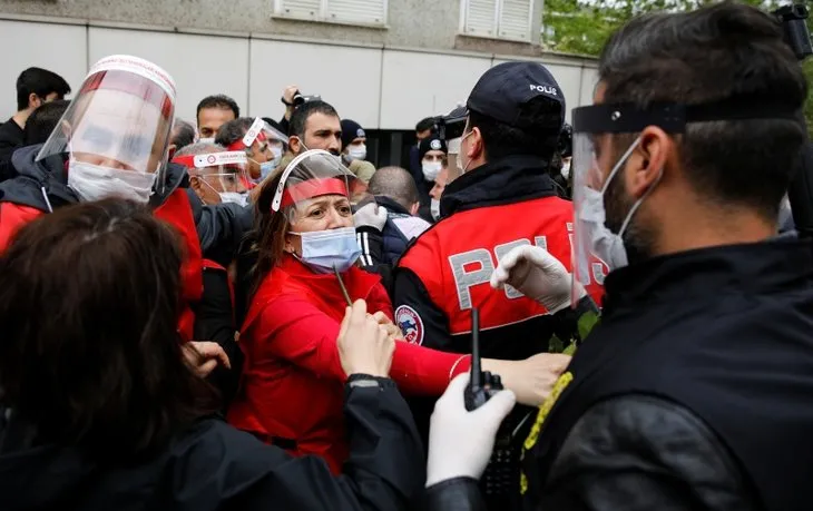 DİSK üyelerinden skandal hareket! Herkesin hayatını tehlikeye attılar
