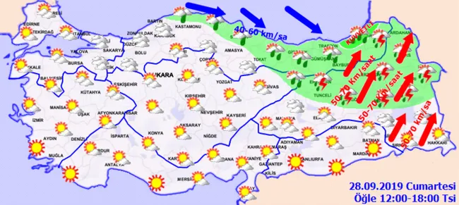 Meteoroloji'den 20 ile yağış uyarısı - 1