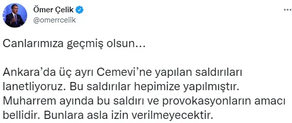 Son dakika: AK Parti'den Cemevi'ne saldırı açıklaması! Bu saldırılar hepimize yapılmıştır - 2