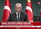 Kabine toplantısının ardından Başkan Erdoğan’dan flaş açıklamalar