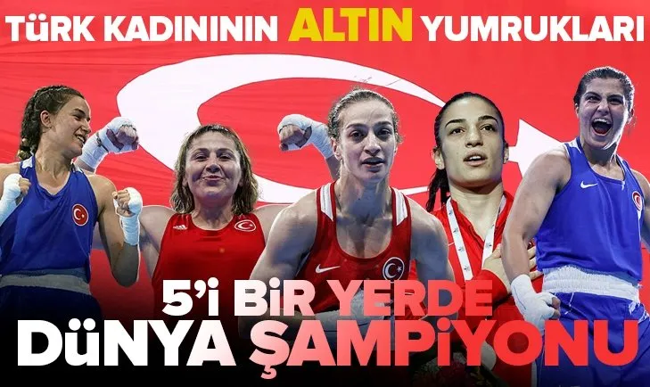 Son dakika: Türkiye takım halinde şampiyon oldu! Busenaz Sürmeneli Buse Naz Çakıroğlu Hatice Akbaş ve Şennur Demir dünya şampiyonu oldu!