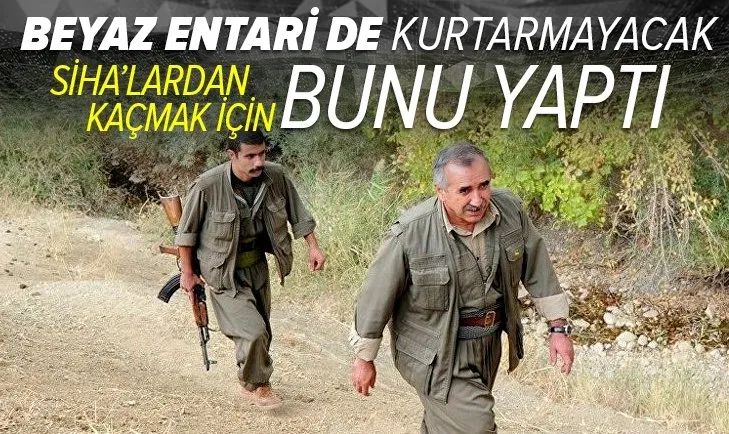 Terörist Murat Karayılan hakkında flaş itiraf! Saklanmak için bakın ne yapıyor
