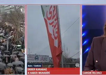Devrimin yıl dönümünde A Haber Tahran'da