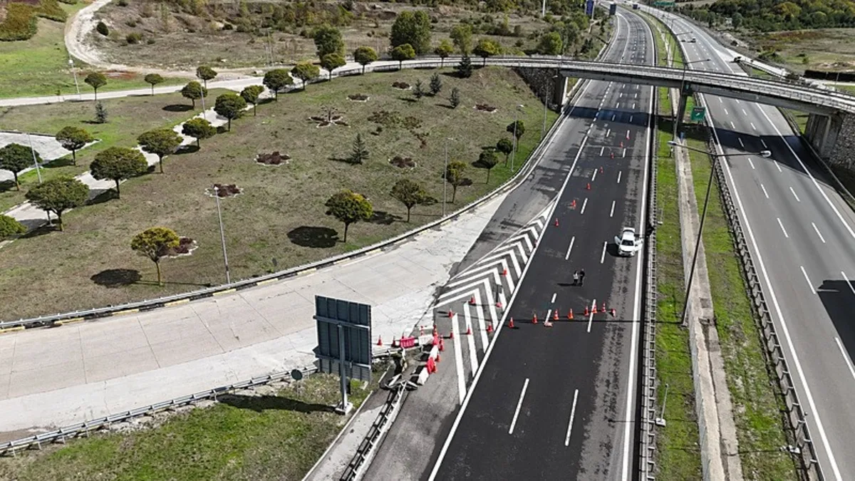 Bolu Dağı Tüneli'nin İstanbul yönü 5 saat ulaşıma kapatılacak